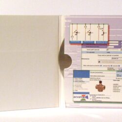 Offene Ordneransicht mit technischen Diagrammen und Daten zu einem Aktuator.