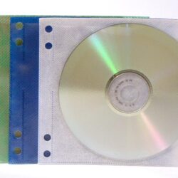 Mehrere CD-Taschen in verschiedenen Farben zum Abheften.