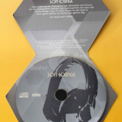 CD-Design für das "Soft-Lounge" Album mit entspannenden Musikrichtungen und coolen Tracks.